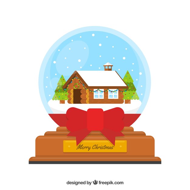 Fondo de bola de nieve 