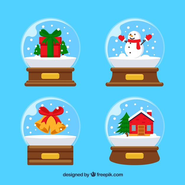 Fondo de bola de nieve 