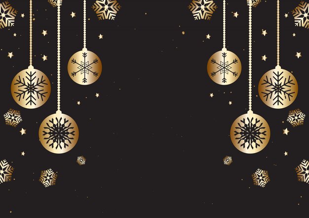 El fondo de las bolas de Navidad