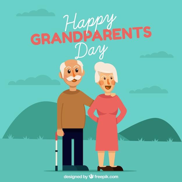 Fondo bonito del día de los abuelos