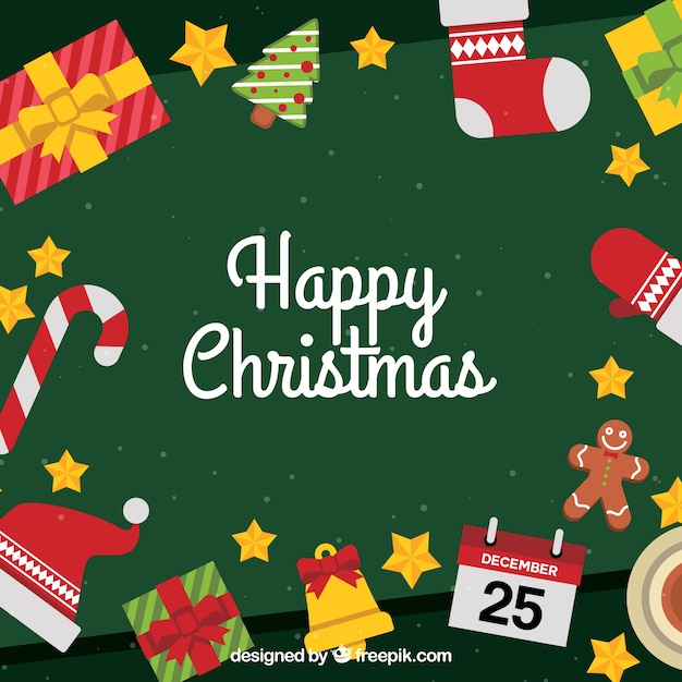 Fondo bonito de feliz navidad