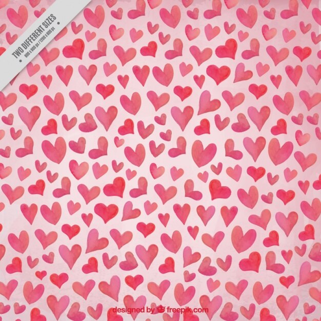 Fondo bonito de san valentín de corazones en tonos rosas