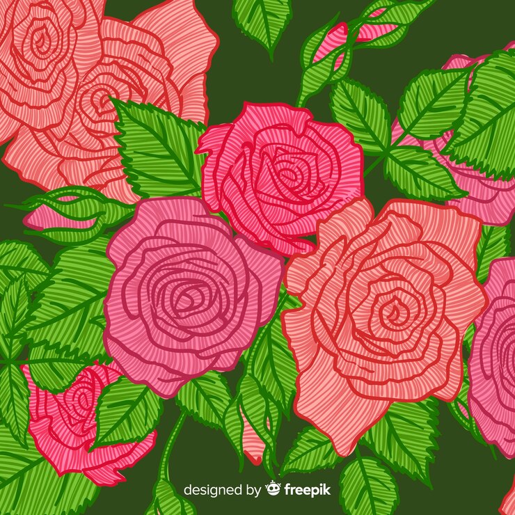 Vector gratuito fondo de bordado de flores
