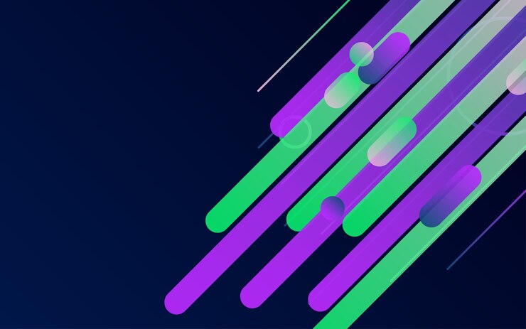 Fondo de borde de líneas redondeadas Líneas creativas para banner de folleto comercial y fondo de póster