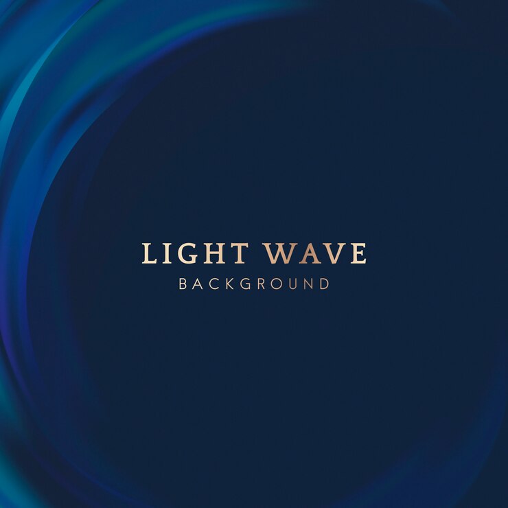 Vector gratuito fondo del borde de las ondas luminosas