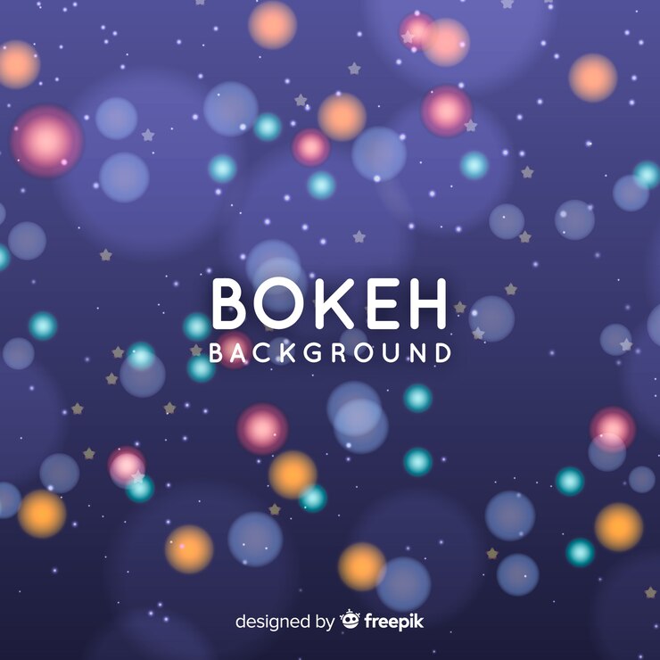 Vector gratuito fondo borroso bokeh