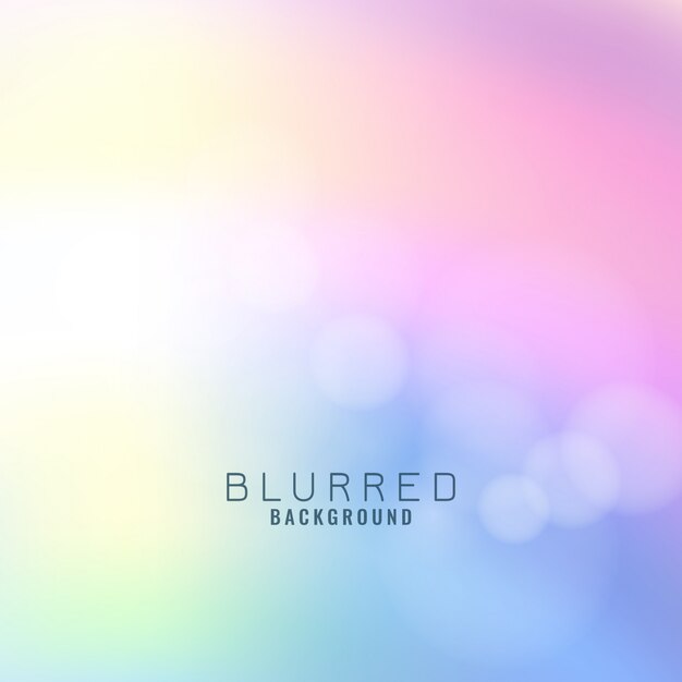 Fondo borroso de colores abstractos