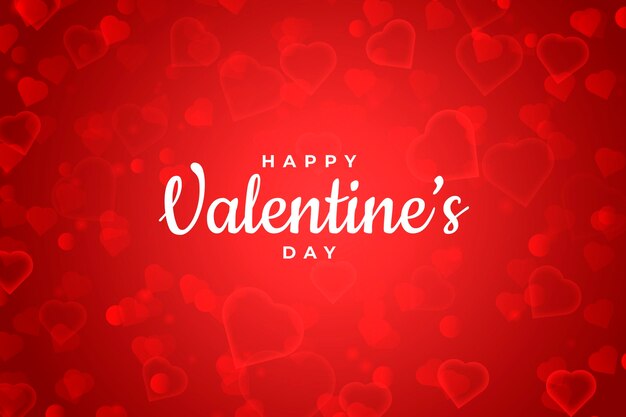 Fondo borroso del día de san valentín