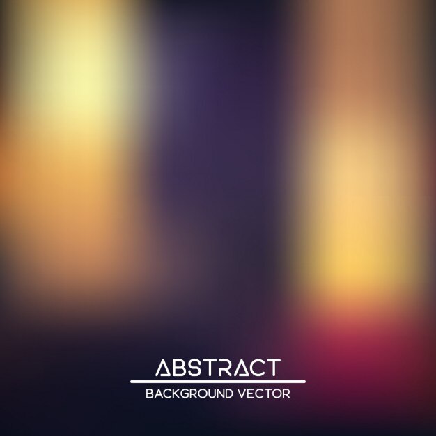 Fondo borroso con diferentes formas abstractas