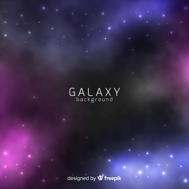 Fondo borroso de galaxia