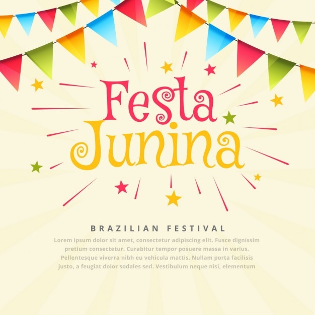 Fondo brasileño de festa junina