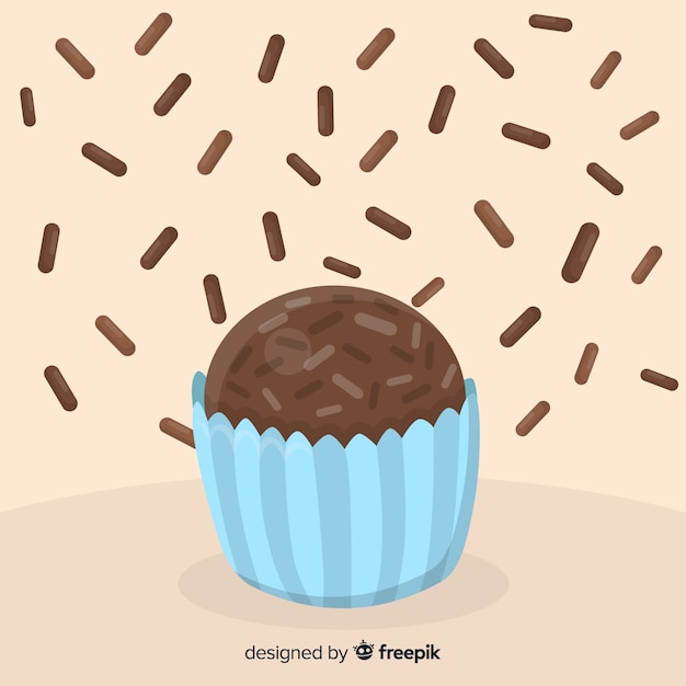 Fondo brigadeiro plano