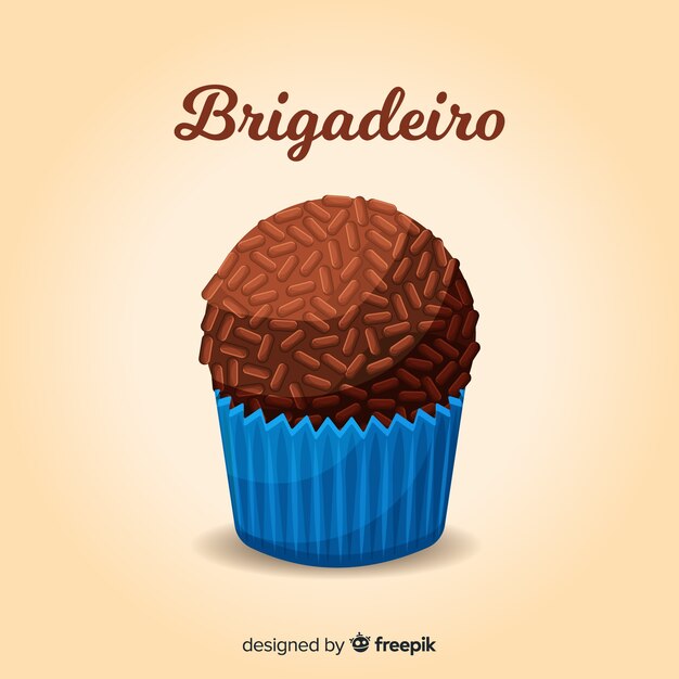 Fondo brigadeiro plano