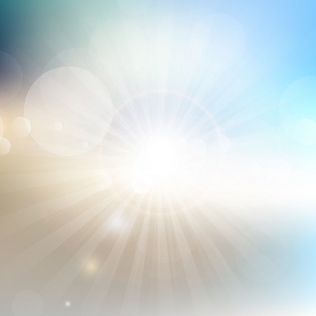 Fondo brillante con efecto bokeh