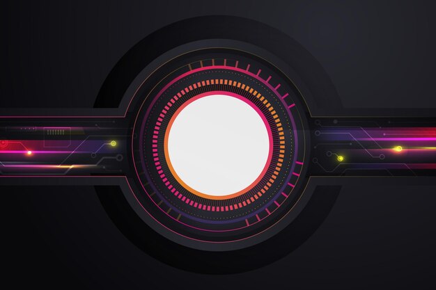 Fondo brillante futurista degradado