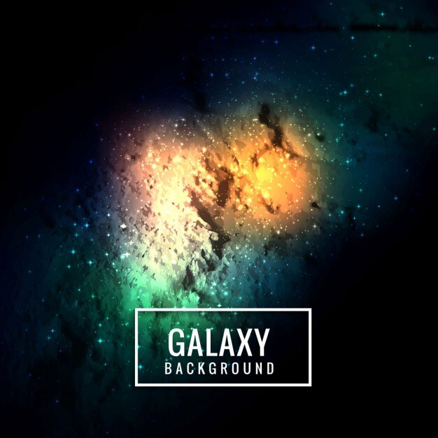 Fondo brillante de galaxia repleto de estrellas 