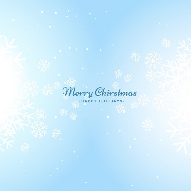 Fondo brillante de navidad en color azul celeste