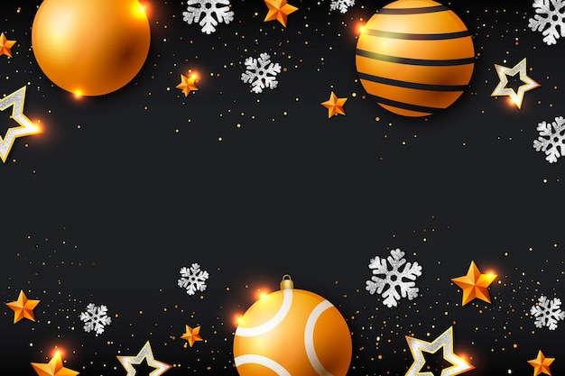 Vector gratuito fondo brillante de navidad