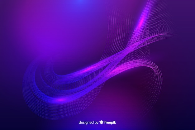 Fondo brillante de partículas