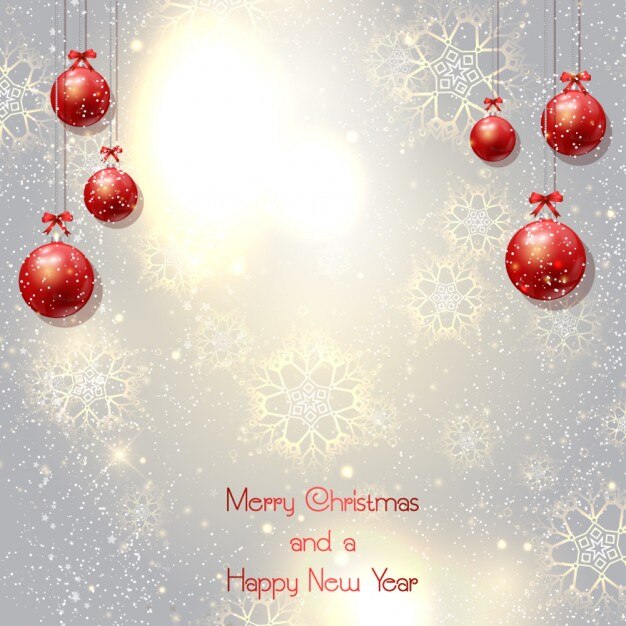 Fondo brillante plateado de bolas navideñas