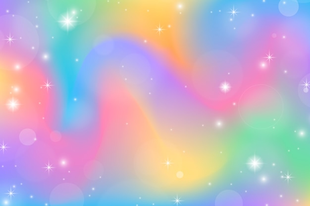 Vector gratuito fondo de brillo de arco iris degradado