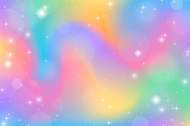 Fondo de brillo de arco iris en gradiente