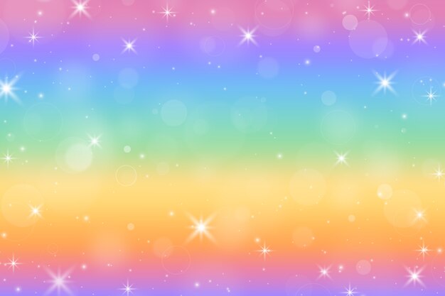 Fondo de brillo de arco iris en gradiente