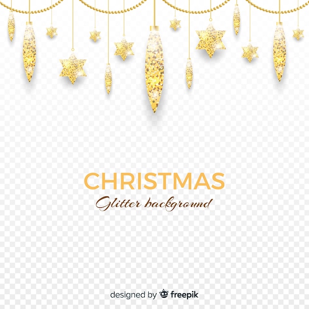 Fondo de brillo de Navidad