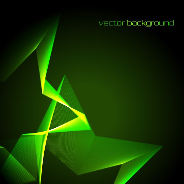 Fondo brilloso abstracto verde