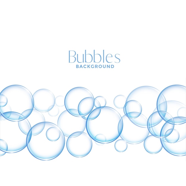 Vector gratuito fondo de burbujas de jabón o agua brillante