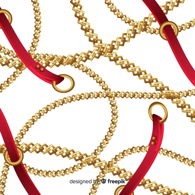 Fondo con cadenas
