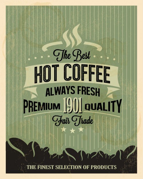 Fondo de café caliente