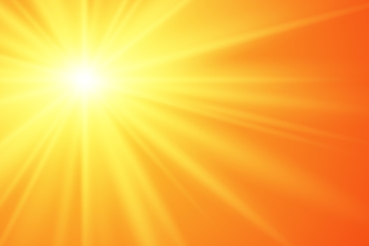 Vector gratuito fondo de calor de verano con gradiente