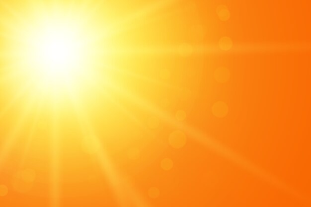 Fondo de calor de verano con gradiente