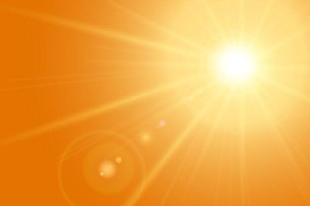 Fondo de calor de verano con gradiente