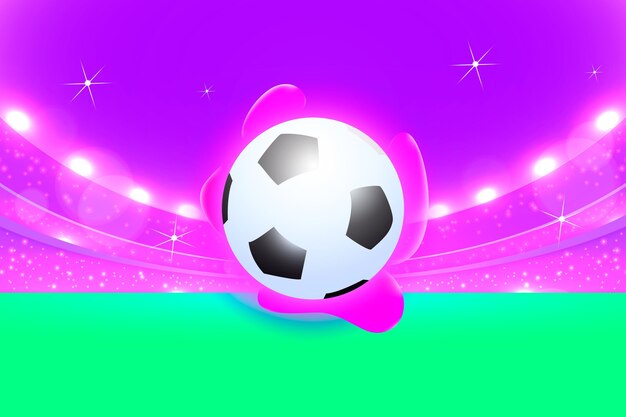 Fondo de campo de fútbol degradado