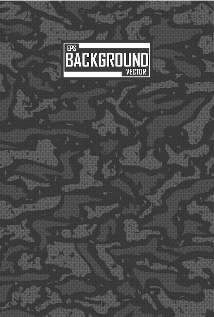 Vector gratuito fondo de camuflaje negro
