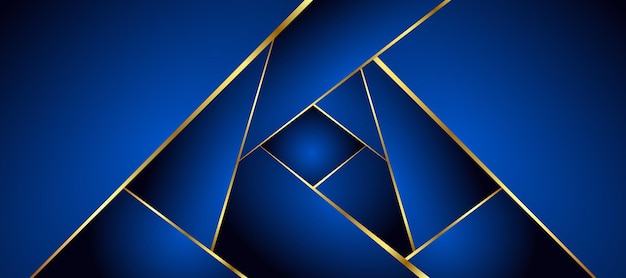 Fondo de capa de superposición azul de lujo