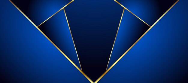 Fondo de capa de superposición azul de lujo
