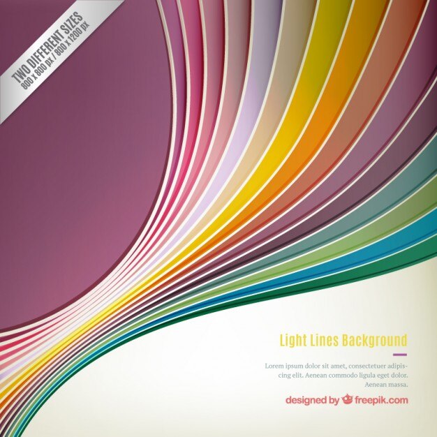 Fondo de capas onduladas de colored