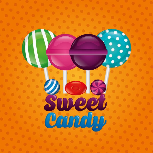 Fondo de caramelos dulces