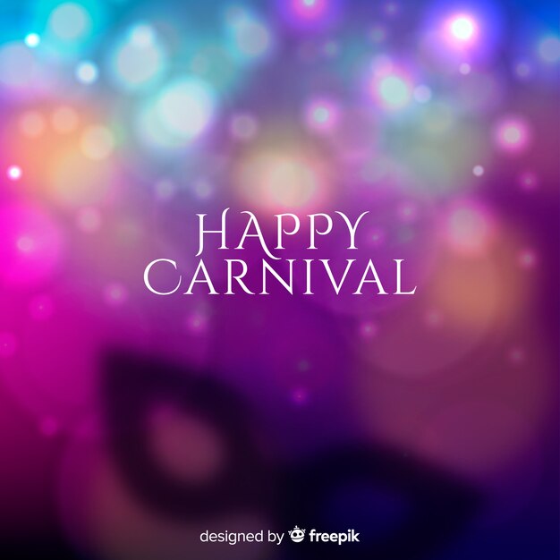 Fondo de carnaval borroso