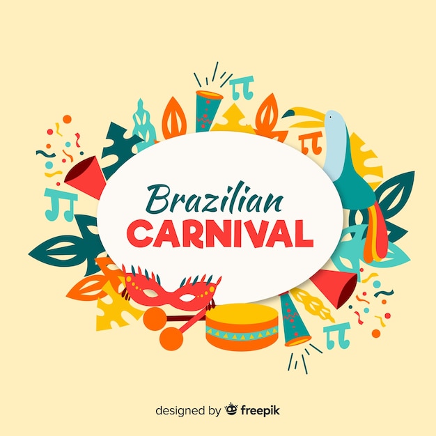 Fondo del carnaval de brasil