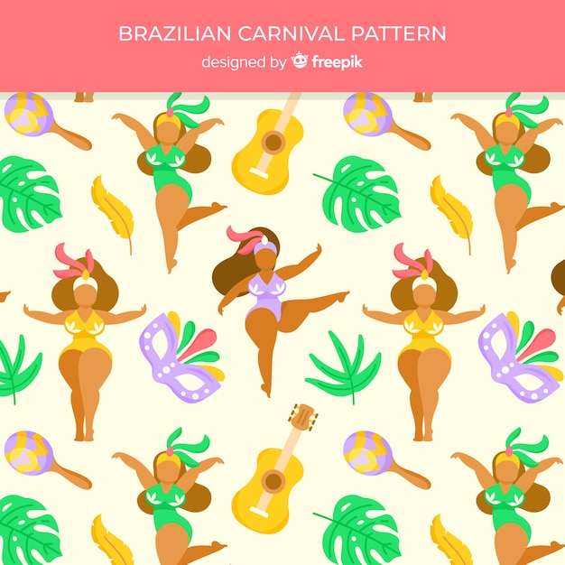 Fondo carnaval brasileño