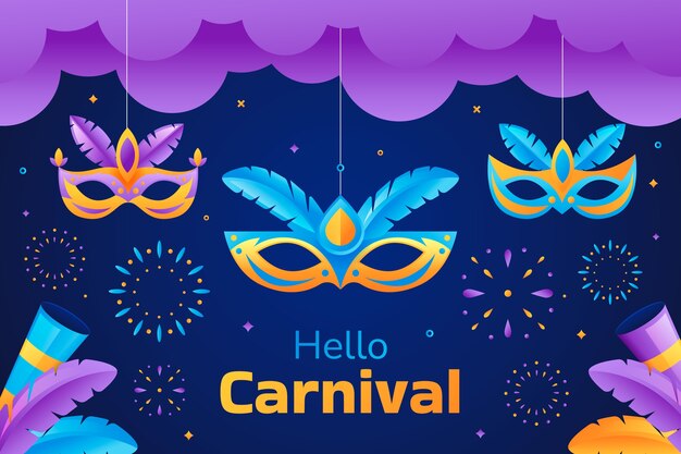 Fondo de carnaval degradado