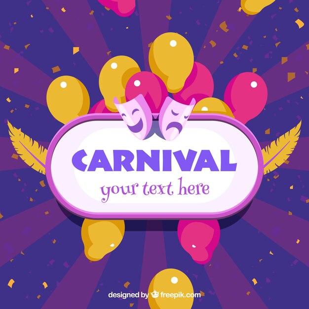 Fondo de carnaval morado