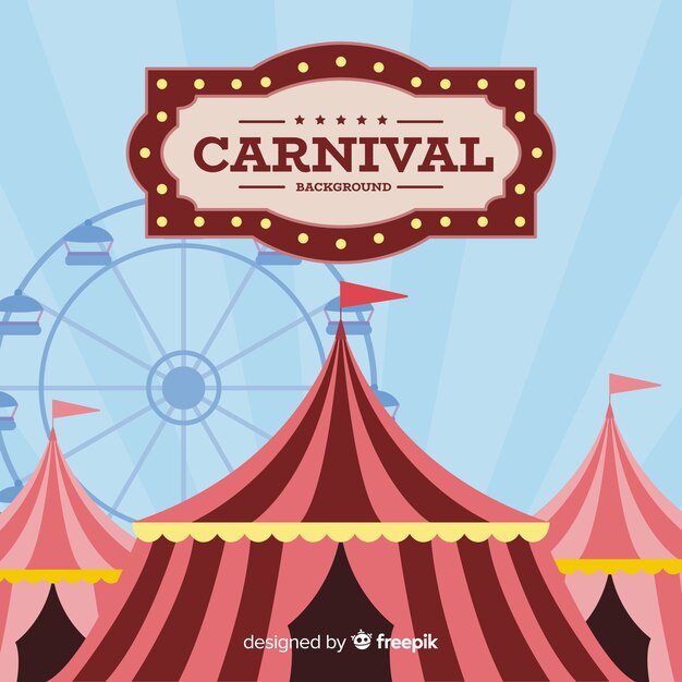 Fondo de carnaval vintage