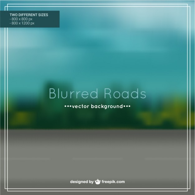 Vector gratuito fondo de carretera desenfocado