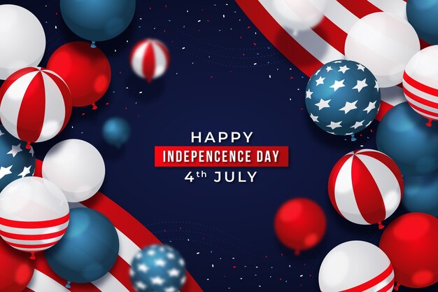 Fondo para la celebración americana del 4 de julio