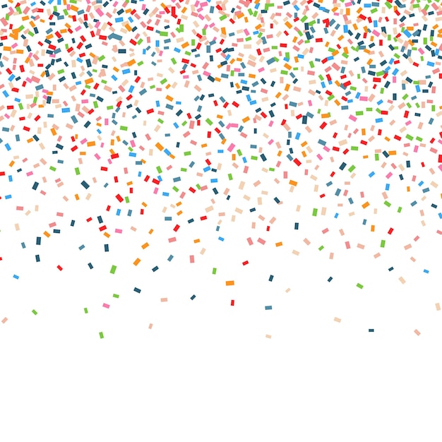 fondo de celebración con coloridos confeti que caen